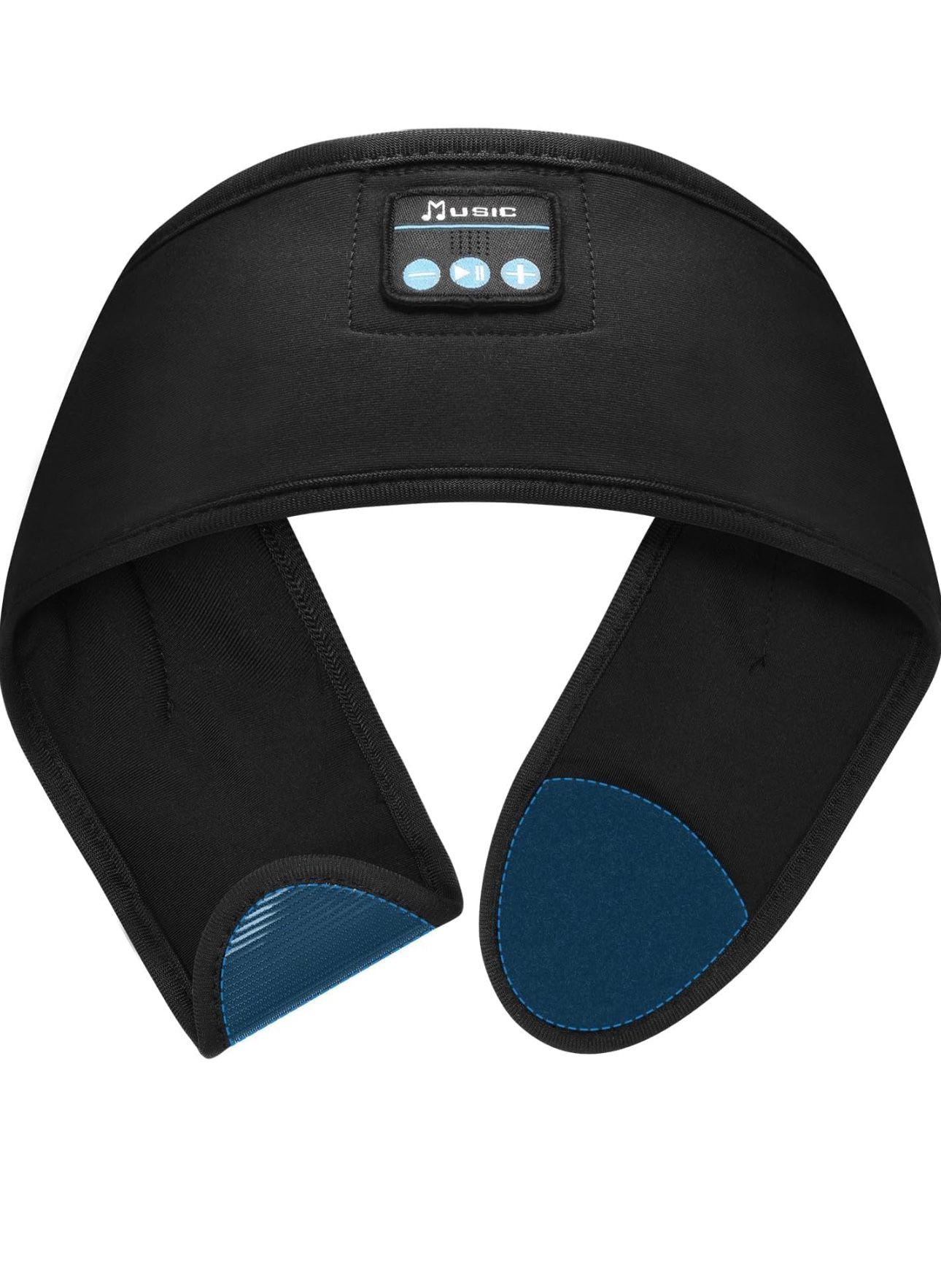 Sleep Headband, Adjustable Headband Headphones, Sleeping Headphones, Bluetooth Headband with Thin Speakers Mic for Men Women, Yoga, Running, Workout,