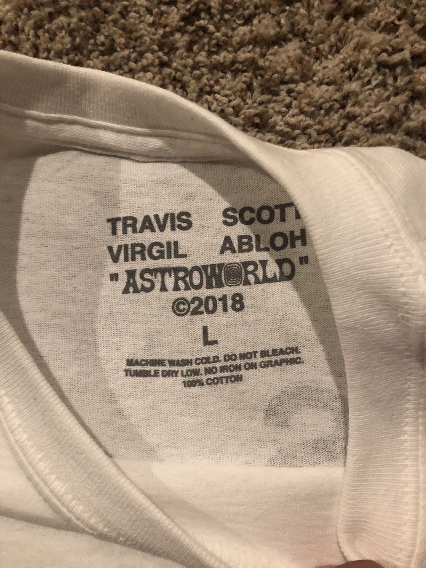 Virgil Abloh Unveils Travis Scott Astroworld Hoodie - Travis Scott Merch