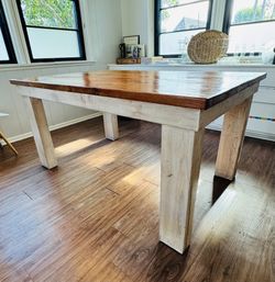 Farmhouse Rustic Dining Table