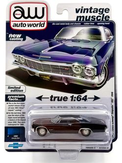 Auto World 1:64 Scale Diecast Model - 1965 Chevy Impala SS 396