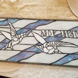 Leaded Stained Glass Panel