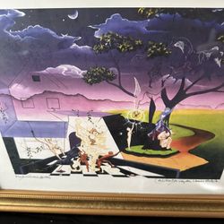 Beautiful & Colorful Title Nurturing 1996 Print By Michael Taylor