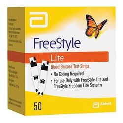 Freestyle Lite Blood Glucose Test Strips 