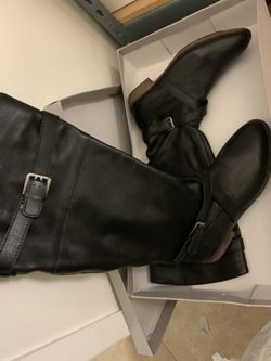 Loft black tall boots