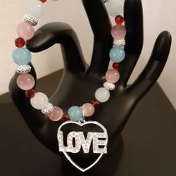 Womens Love Bead Bracelet