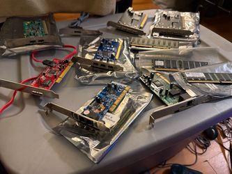 Vintage PCI Expansion Card Lot — 10 pieces, untested, as-is