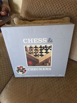 Justin Checkers Deluxe vintage 2-in-1 game collection