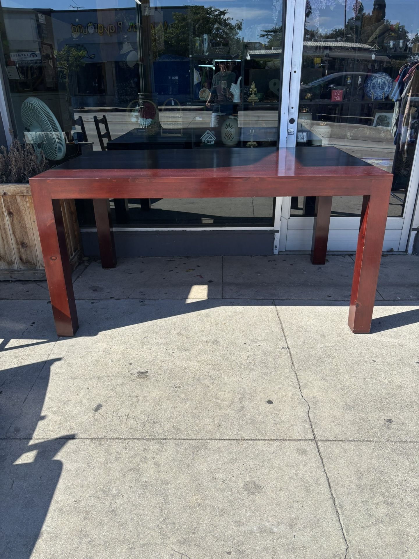 Large Wooden Table 60x38x30