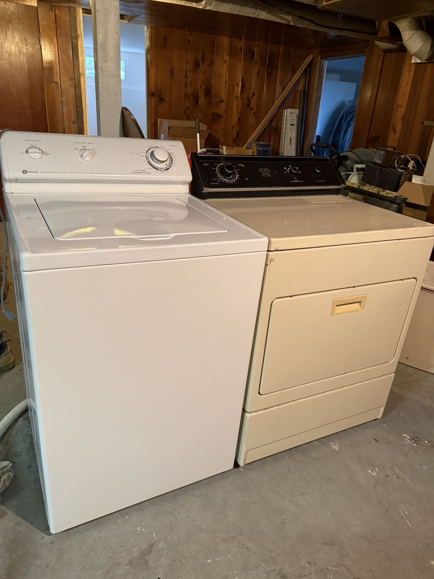 Washer and Gas Dryer