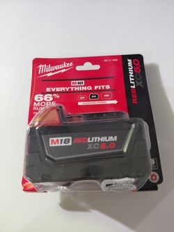 BRAND NEW M18 Redlithium 5.0 BATTERY For Milwaukee 