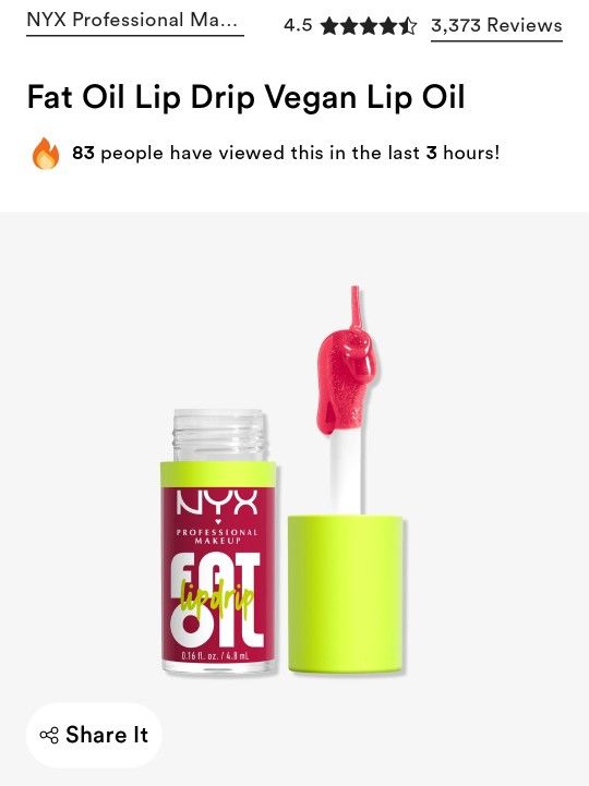 NYX LIP OIL