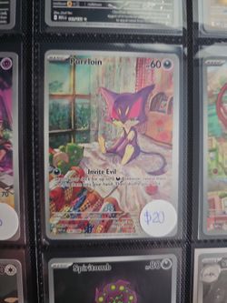 Purrloin Pokémon TCG Illustration Rare Card