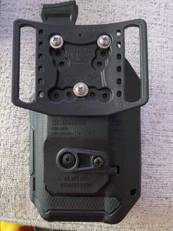 Full size Out waste-band gun holster with belt paddle