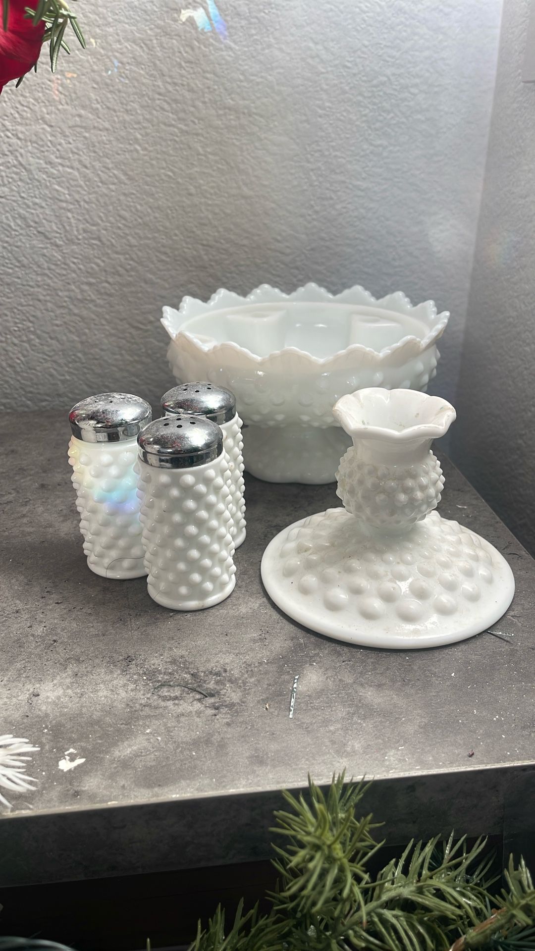 Fenton Milk Glass