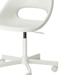 ikea white rolling chair 