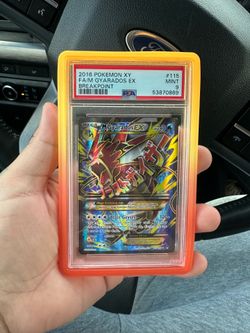 M Gyarados EX Full Art Holo Card 115/122 Breakpoint PSA 9