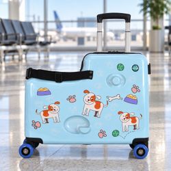 Kids Ride-On Carry-On Suitcase- new in box