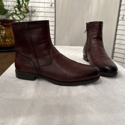 Florsheim Midtown Brown Leather Zip Boots