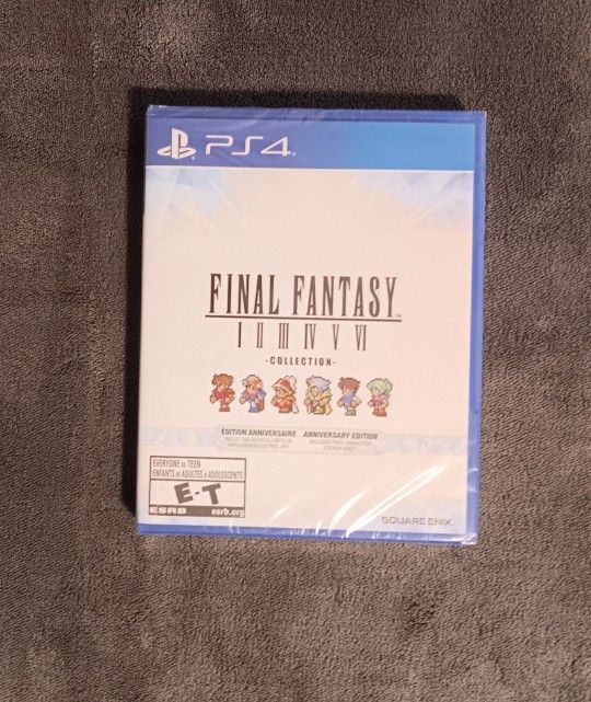 Final Fantasy I-Vi Collection Anniversary Edition for Playstation 4 - NEW