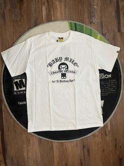 Bape x Chrome Hearts Baby Milo white tee
