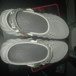 Mens (Grey) Echo Clogs.  Size 10.5