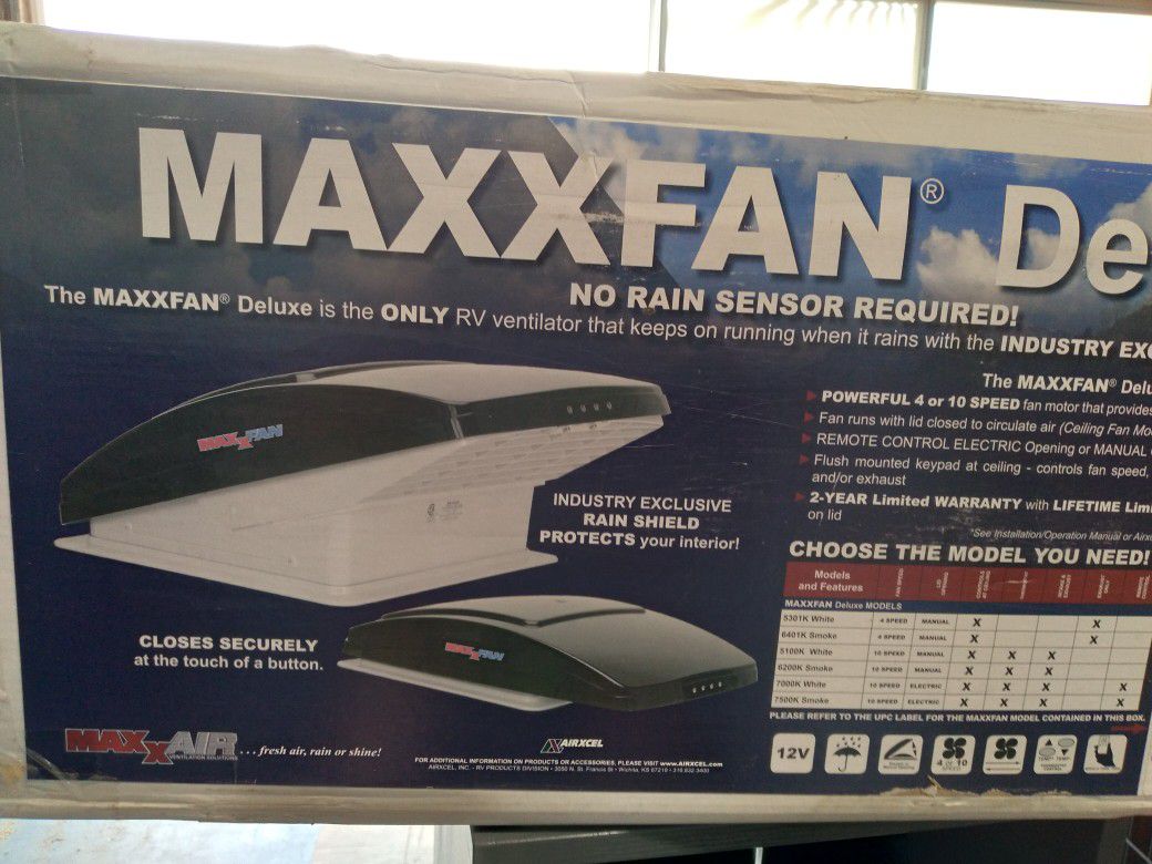 Brand New In BOX, MAXXFAN FOR RV