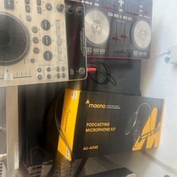 Dj Equipment Dj Mixer Beats Podcast 