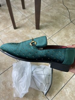Emerald Green Loafers