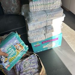 Baby Diaper Lot (Mainly Size 5) - Great Deal! Price: $50 