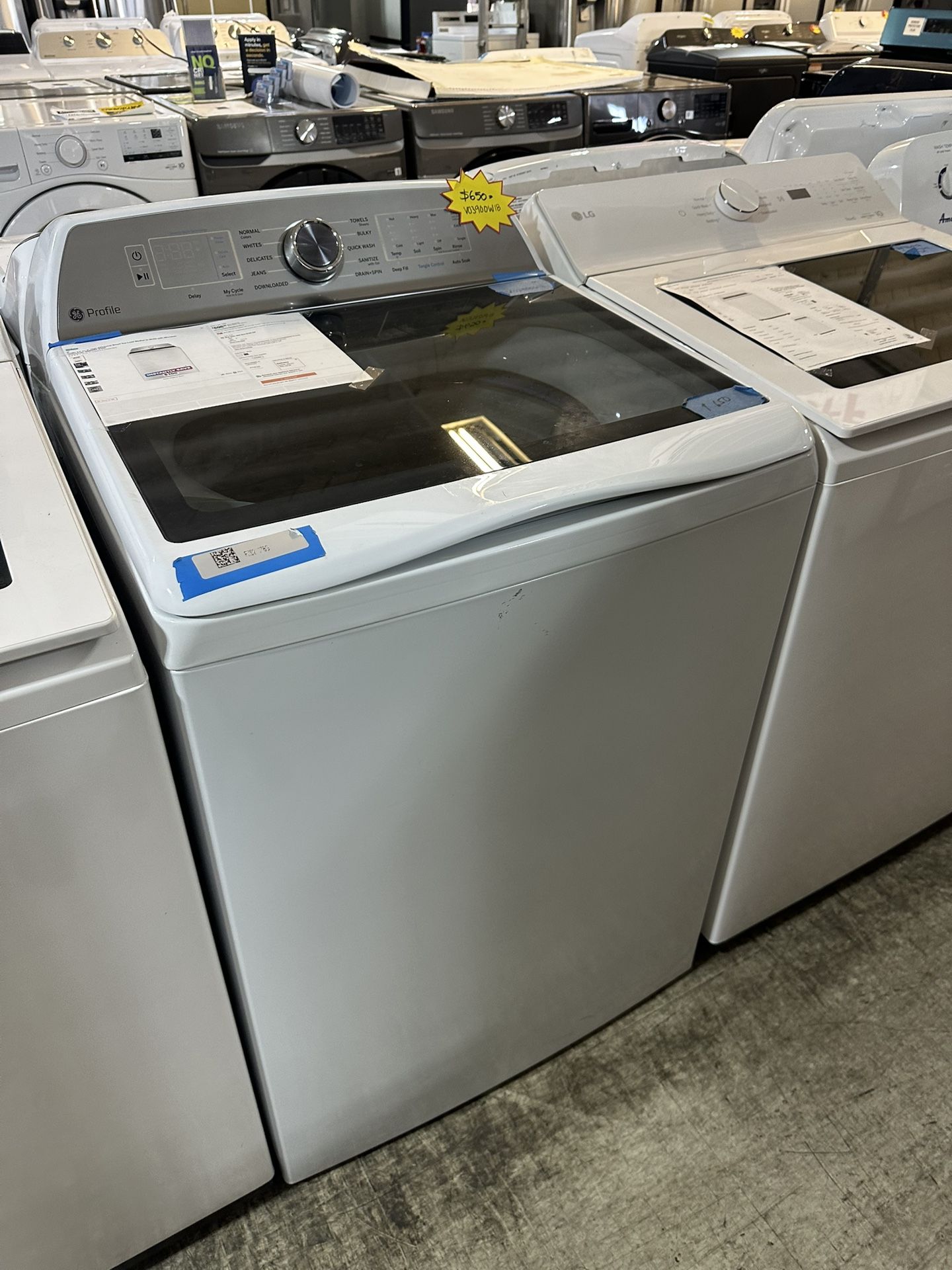 GE Profile Washer With Impeller 
