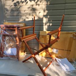 18" Director Chair Frame - Honey Oak