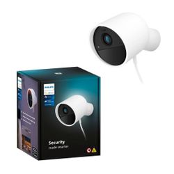 PHILIPS Hue Secure Wired Smart Home Security Camera (White)