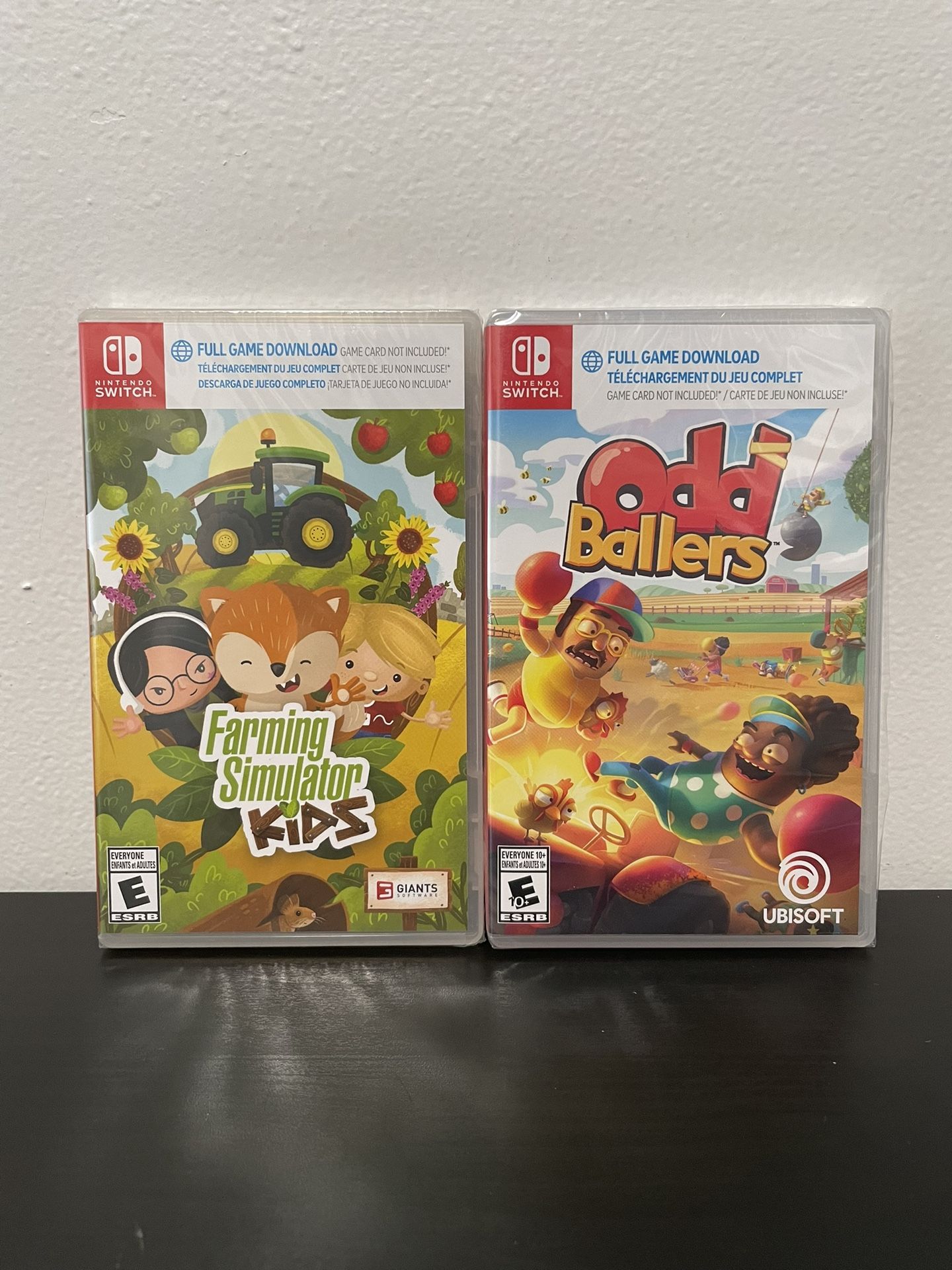 Farming Simulator Kids + Oddballers Nintendo Switch NEW SEALED Game Bundle