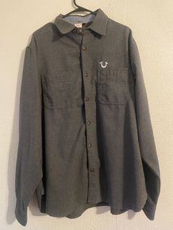True Religion Button Down Long Sleeve Shirt