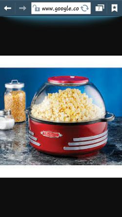 Retro popcorn machine