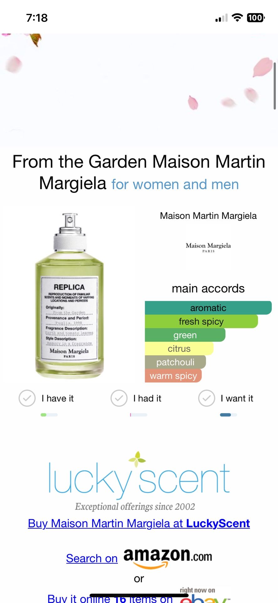 Maison Margiela “From The Garden” (TRAVEL TUBE)