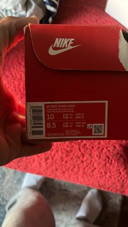 Dunk High Woman’s Pink Oxford