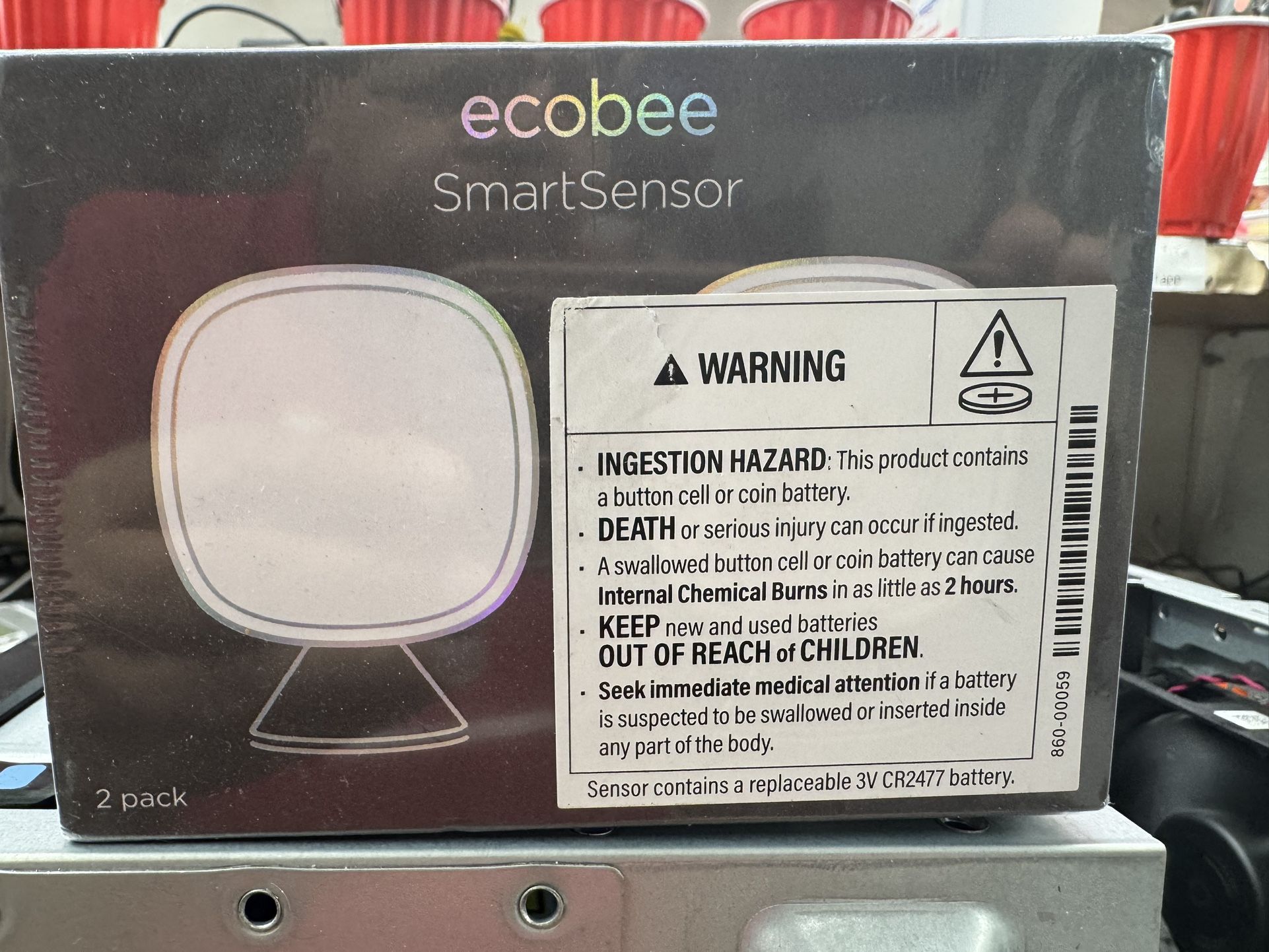 Ecobee Smart Sensor 2 Pk New Sealed