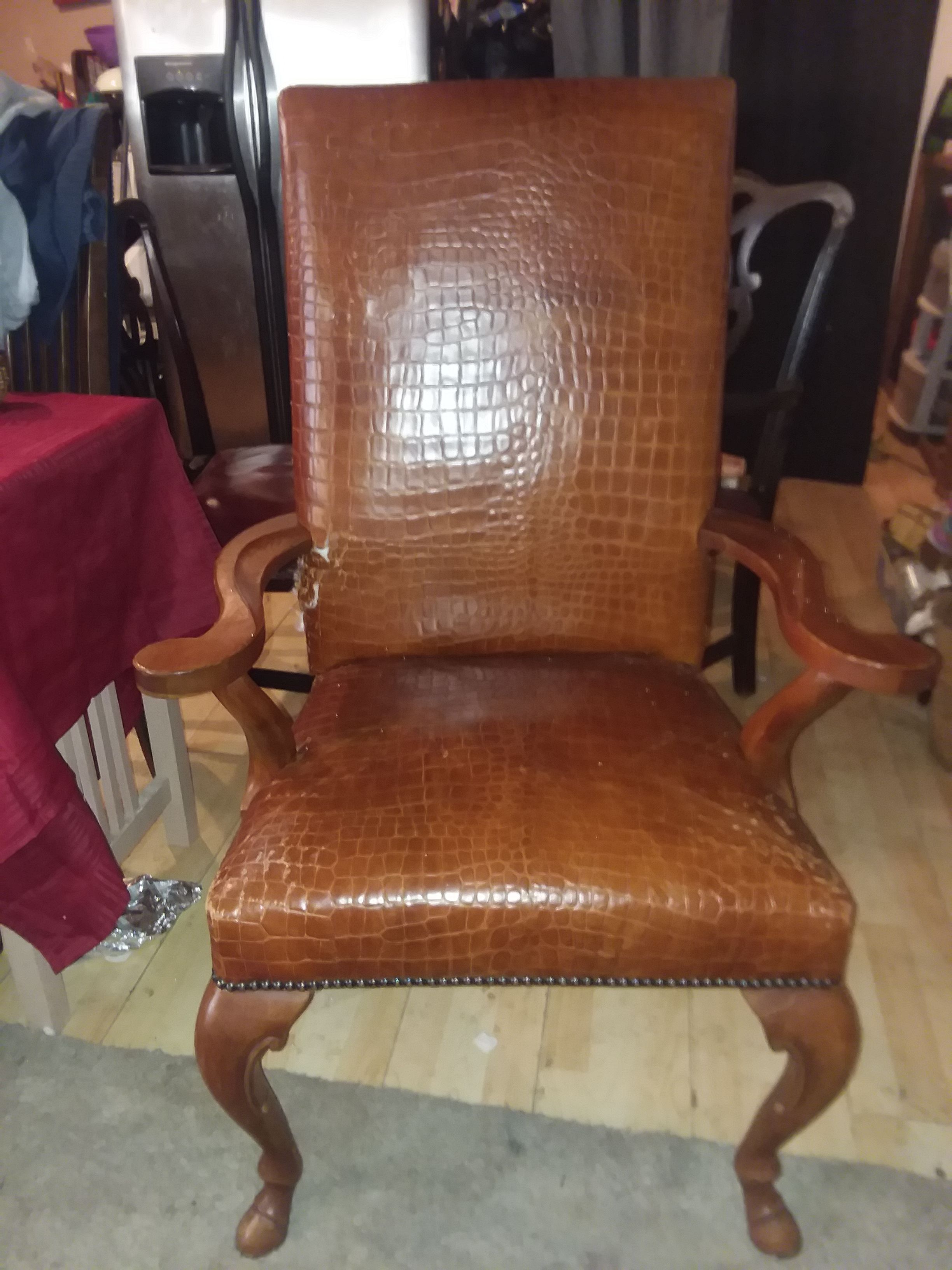Set of 2 Polo Ralph Lauren by henredon high back arm chairs
