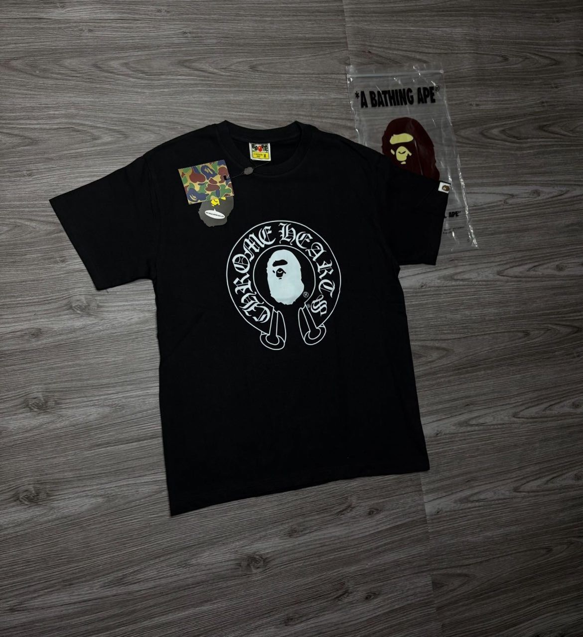 bape x chrome tee
