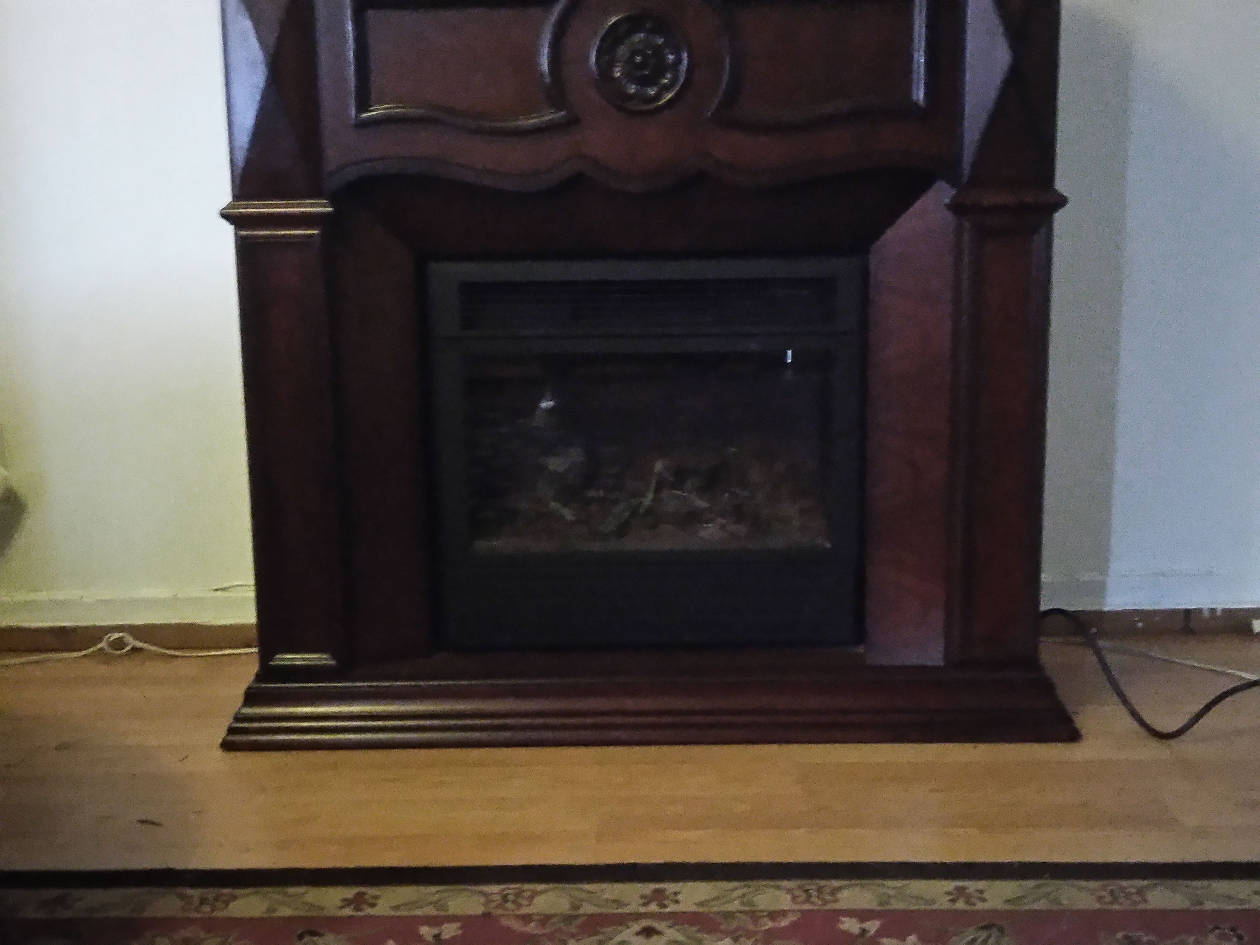 Fireplace heater and tv stand