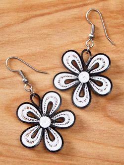 Quilling earrings custom made on order