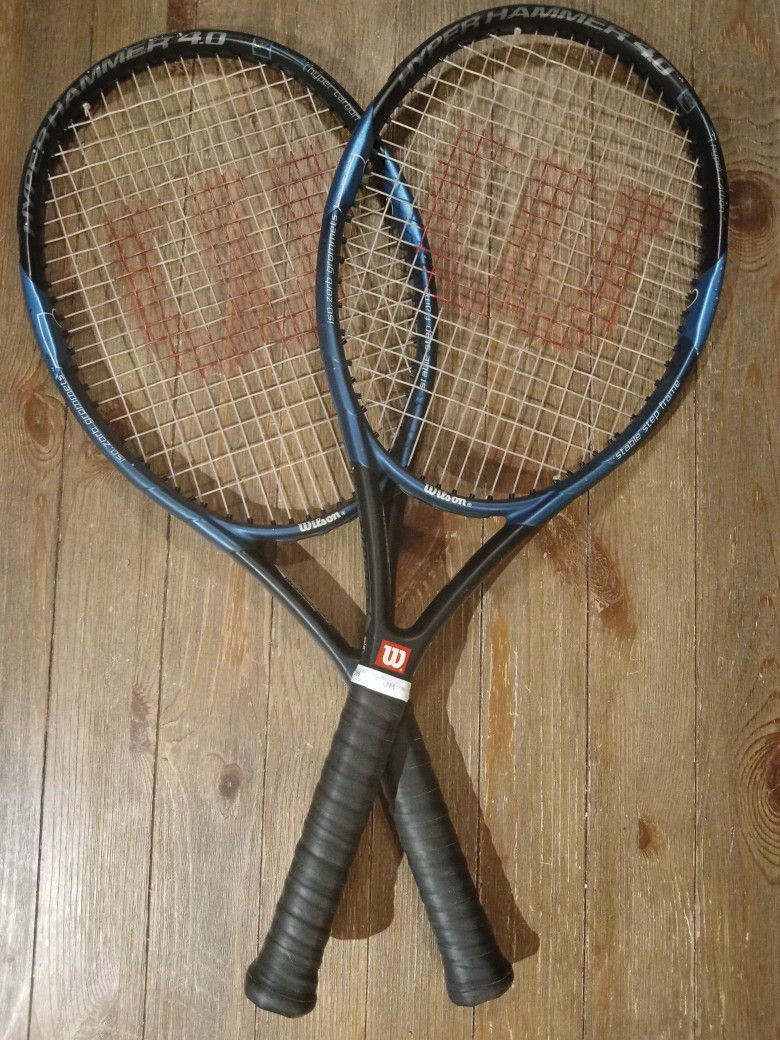 Two Wilson Tennis Rackets