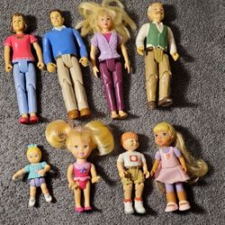 Fisher Price And Others Dollhouse Figures Lot