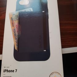 iPhone 7 & 8 credit card with kickstand phone case Navy