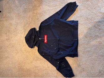 Supreme x Maison Margiela mm6 Paint Splatter Zip-up Size L