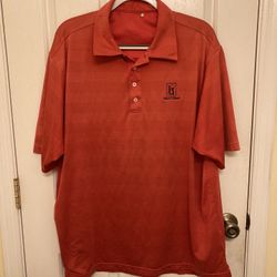 TPC River’s Bend Adidas Orange Casual Golf Polo