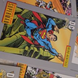 1992 Iset Of D C Comic Highly Collectable Card Plus Extras Mint Cond