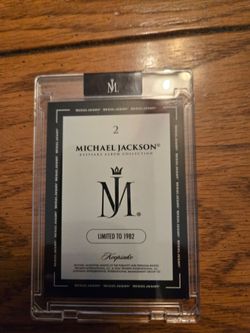 Michael jackson keepsake cards