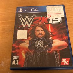 WWE 2k19. PS4